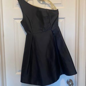 One shoulder cocktail dress